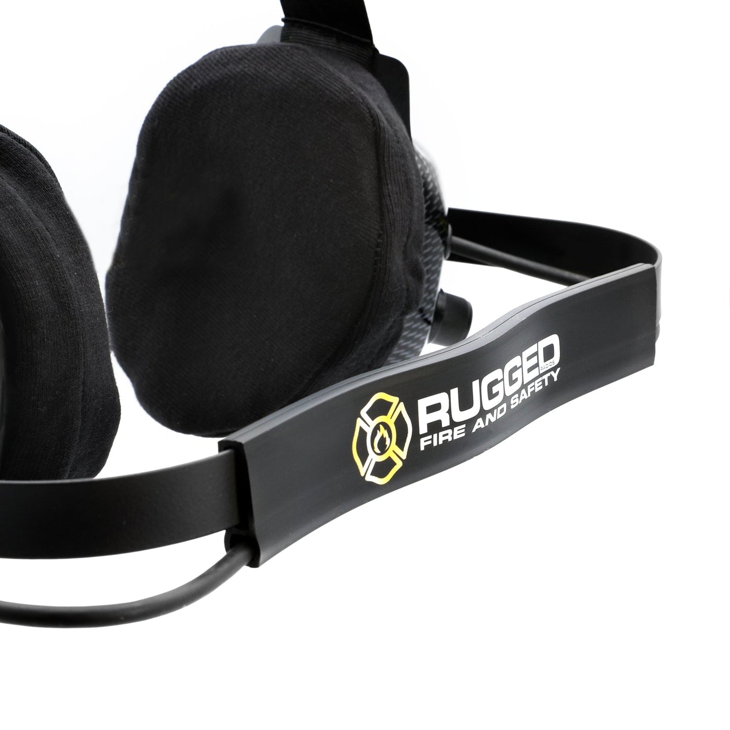 FHS Behind-The-Head Fire Safety Industrial Headset With PTT Button / No Cable